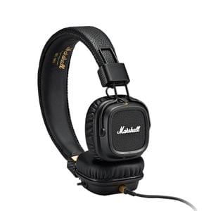 Marshall Major II On Ear Wired Pitch Black Headphones
